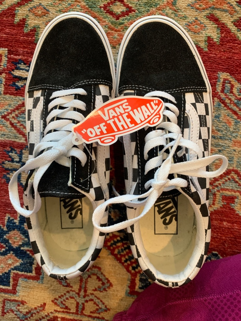 Vans Checkerboard Old Skool - Black & White